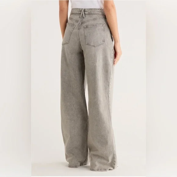 Good‎ American good ease relaxed wide leg jeans - Picture 2 of 5